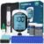 Metene TD-4116 Blood Glucose Monitor Kit, 100 Glucometer Strips, No Coding | 100 Lancets & Control Solution & Lancing Device, Blood Sugar Monitor Large Display , Blood Sugar Test Kit for Home Use