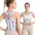 NLNYCT Posture Corrector for Women – 2-in-1 Back Brace with Shoulder Support, Adjustable Full Back Straightener for Upper & Lower Back Pain Relief, Hunchback, Scoliosis & Spine Alignment (S/M)