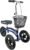 KneeRover Original Steerable All Terrain Knee Scooter – Heavy Duty Foldable Knee Walker & Mobility Aid for Adults with Adjustable Handlebar and Large Wheels (Blue) | For Adults for Foot Surgery, Heavy Duty Knee Walker for Broken Ankle Foot Injuries Recovery, Best Knee Crutch Alternative