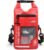 250 PCS Waterproof First Aid Kit, Roll Top Reflective Boat Dry Bag Bug Out Bags, Emergency Medical Kit Ideal for Boating, Camping, Fishing, Kayaking, Floating, Red
