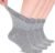 Hugh Ugoli Diabetic Socks for Men, Loose Ankle Socks, Rayon Derived from Bamboo, Extra-Wide, Thin, Seamless Toe, 4-8 Pairs